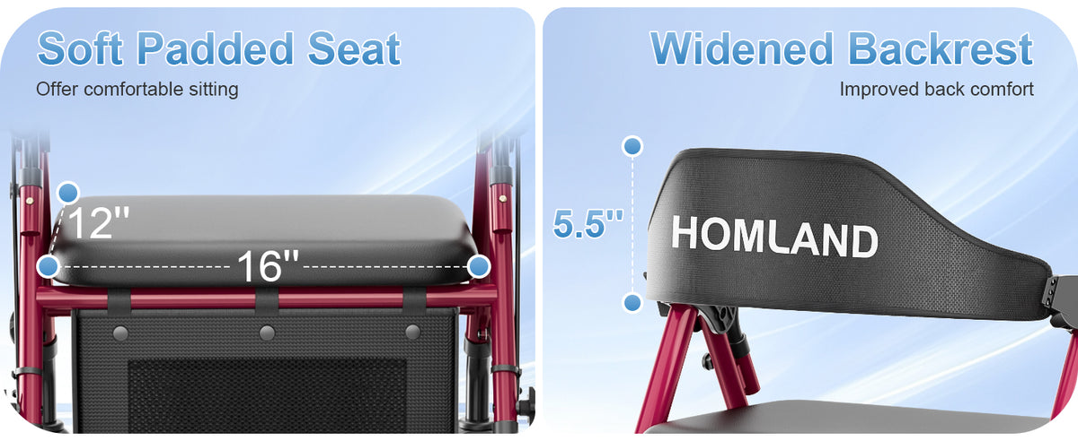 Wider Backrest & Cushion