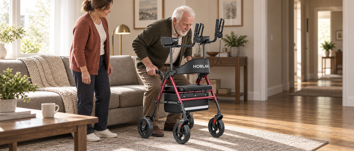 Person using a HOMLAND product at home